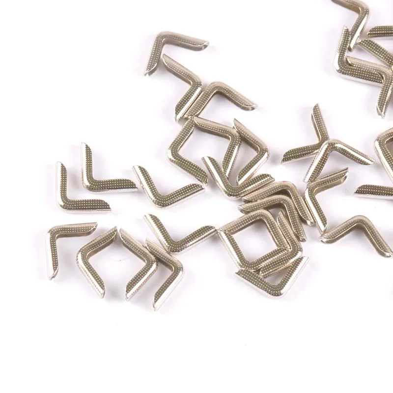 100Pcs Mini Silver Metal Book Corner Scrapbooking Albums Menus Folders Corner photo Protectors Decor Diy craft CP2254