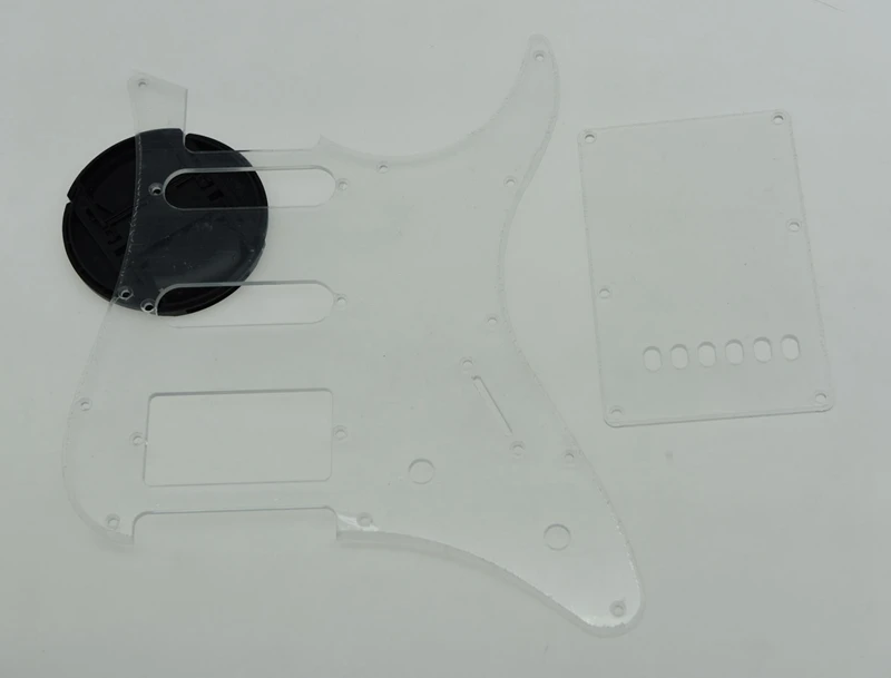 KAISH Clear Guitar Pickguard and Back Plate fits Yamaha PACIFICA Guitar Transparent