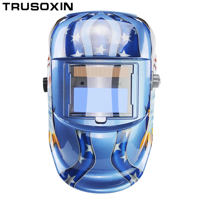 DIN9-DIN13 Solar Auto Darkening TIG MMA ZX7 MIG True Color Welding Mask Welding Helmet Welder Cap Glasses