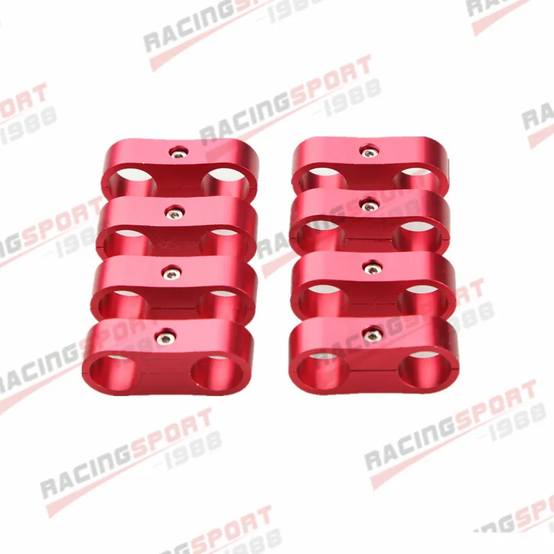 Nieuwe 8Pcs An8 An-8 8an 15.9Mm Billet Brandstofslang Separator Fittingen Adapter