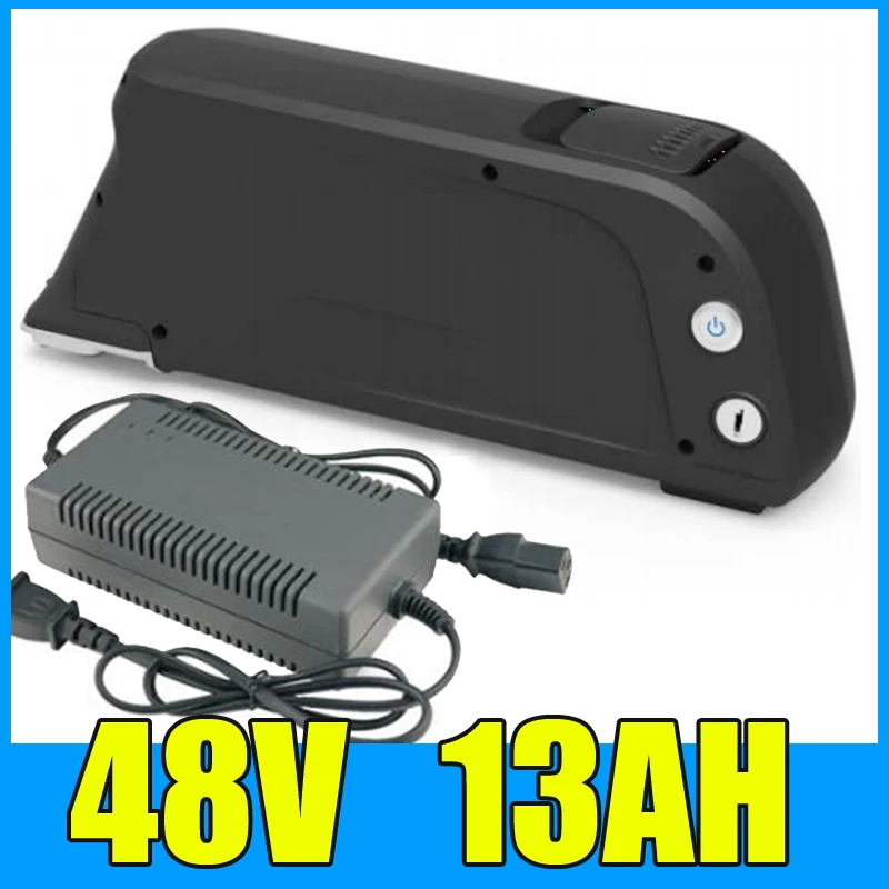 48V 13AH Lithium Battery Pack ,bicycle frame with USB 54.6V Electric bicycle Scooter E-bike Free Shipping