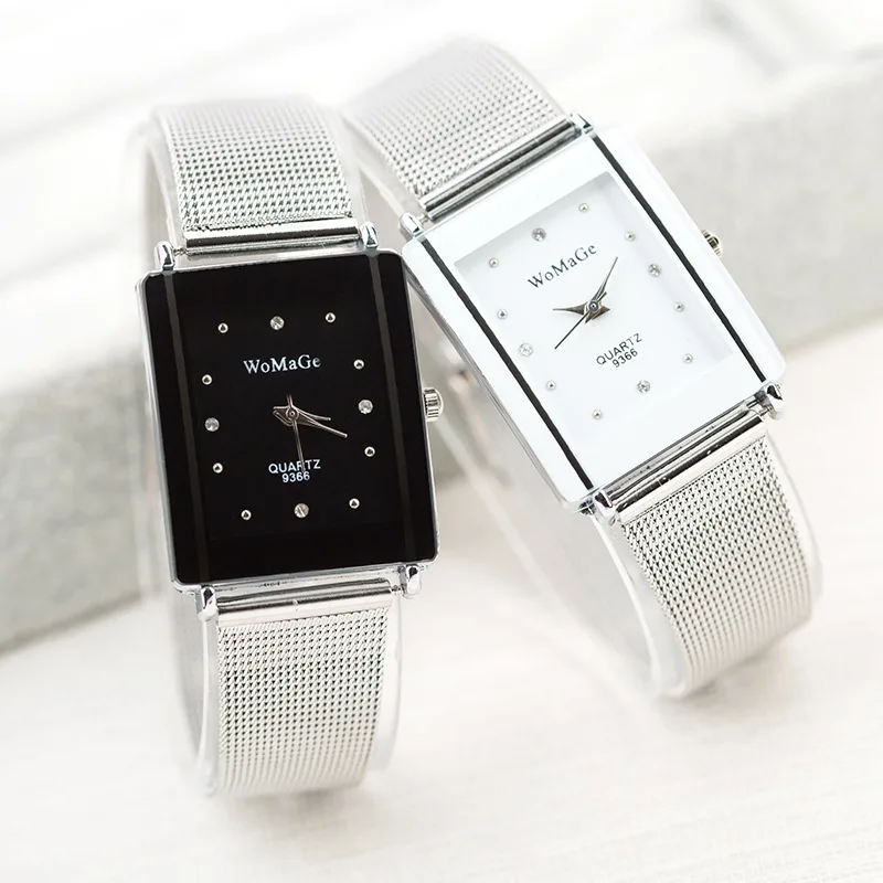 Fashion Women Watches  Rectangle Watch Women Mesh Belt Quartz Watch Fashion Ladies Watches relojes mujer 2020 relogio feminino