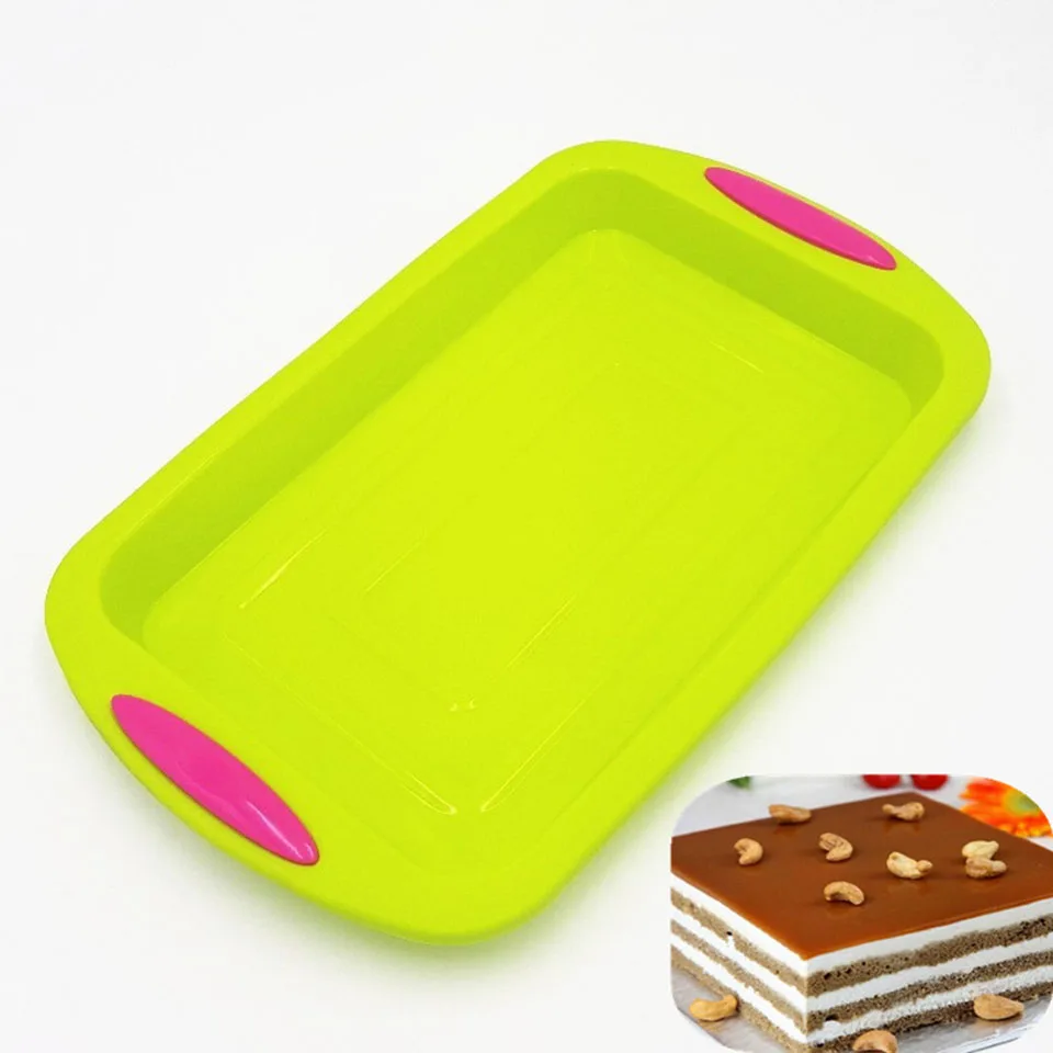 FINDKING Rectangular Silicone Mold Baking Tools Candy Toast Mould Easter Bread Baking Tool DIY Kitchen Supplies Cake Bakeware 2