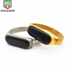 For Xiaomi 5 Newest Stainless Steel Elastic Watchband for xiaomi band 3 4 watch band watchbands old man