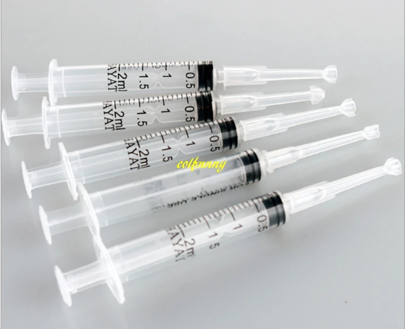 1000pcs/lot 2ml transparent needle tube Scale distributor For refillable perfume bottle tools