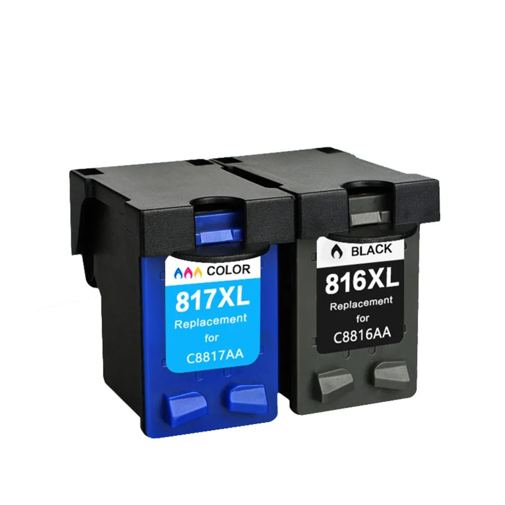 YI LE CAI Compatible ink cartridge for HP 817XL 816XL DeskJet 5168 PSC 1118 1218 318 1406 1408 816 817