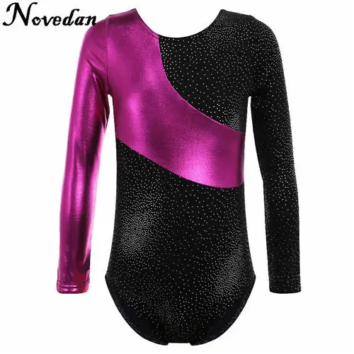 Rhythmic Gymnastics Leotards For Girls Kids Ballet Dance Leotards Dress Children Training Biketard Dancewear Practice Costume