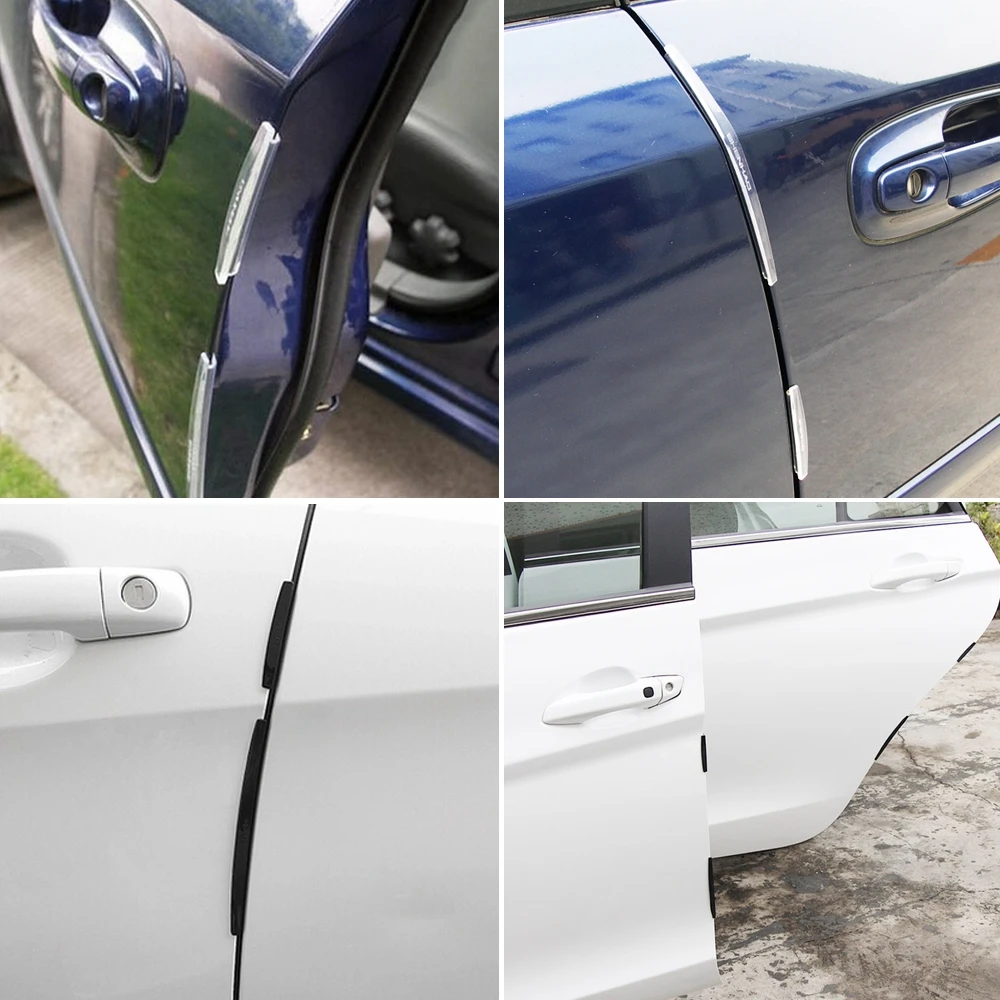 Runmade 8 pz/set Universal Car Door Edge Guards Trim Molding striscia di protezione antigraffio Car Door Crash Bar