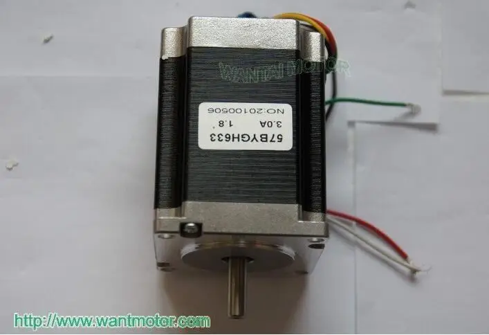 Wantai 1PC Nema23 Stepper Motor 57BYGH633 3.0A 18.9kg.cm/270oz-in 78mm CE & ROHS & ISO CNC Router Printer 3D