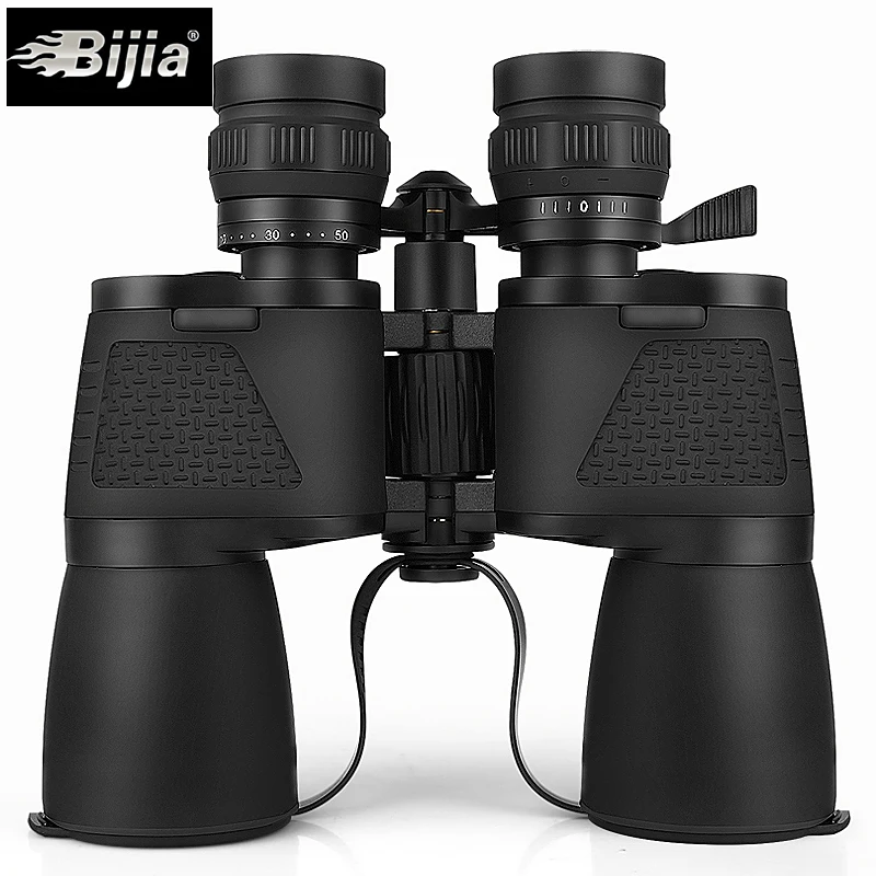 New BIJIA 8x-24x Professional zoom optical binoculars waterproof for hunting telescope with tripod interface