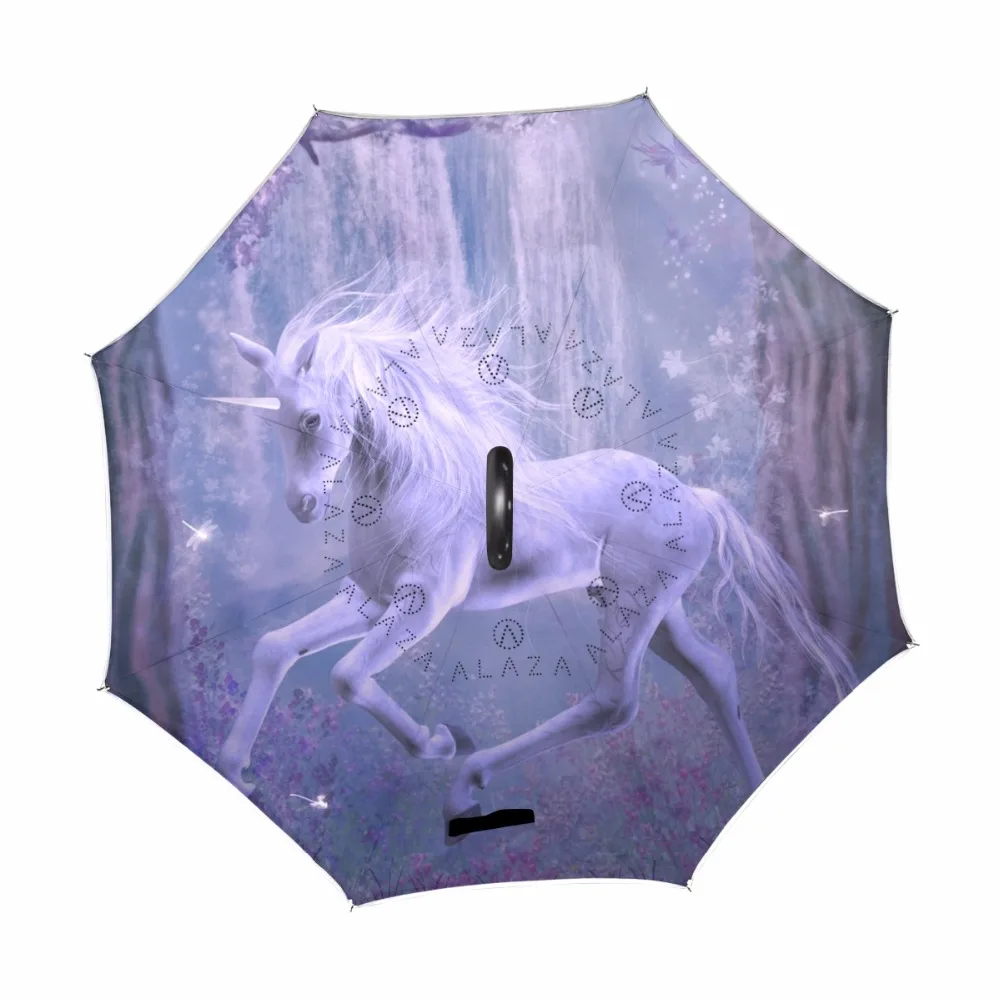 

Unicorn Inverted Umbrella Double Layer Sun Parasol Child Rain Reverse Umbrellas Male Guarda Chuva Invertido Paraguas Parapluie