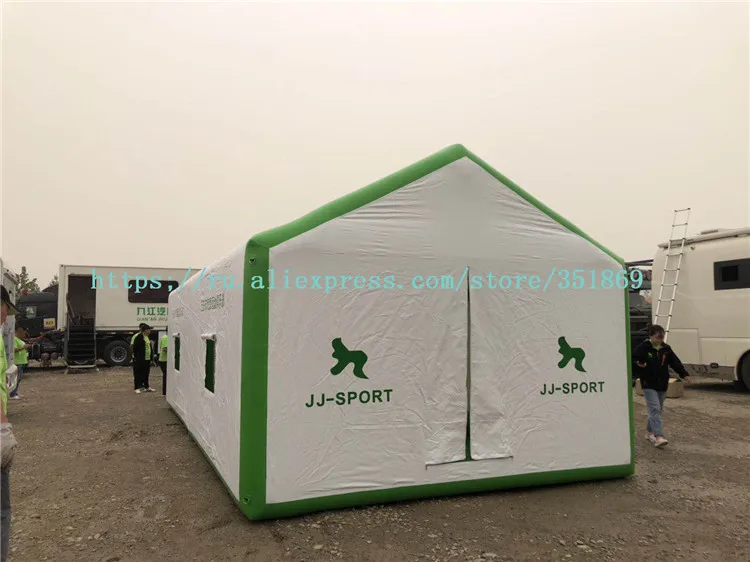 Factory customized direct selling outdoor large PVC inflatable air-proof tent, large PVC inflatable mobile tent.