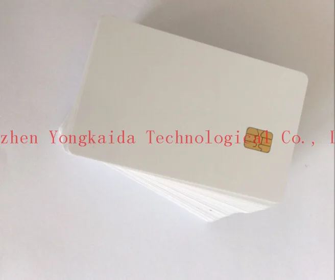 180 pz 4442 Chip di PVC Smart Carta di plastica carta Inkjet Printable Blank Contatto