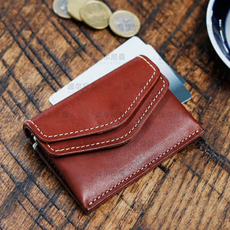 DIY-男性と女性のための革製のハンドバッグ,ダブル層の蓋,カードウォレット,コインカッター,金型のナイフ,手動パンチツール