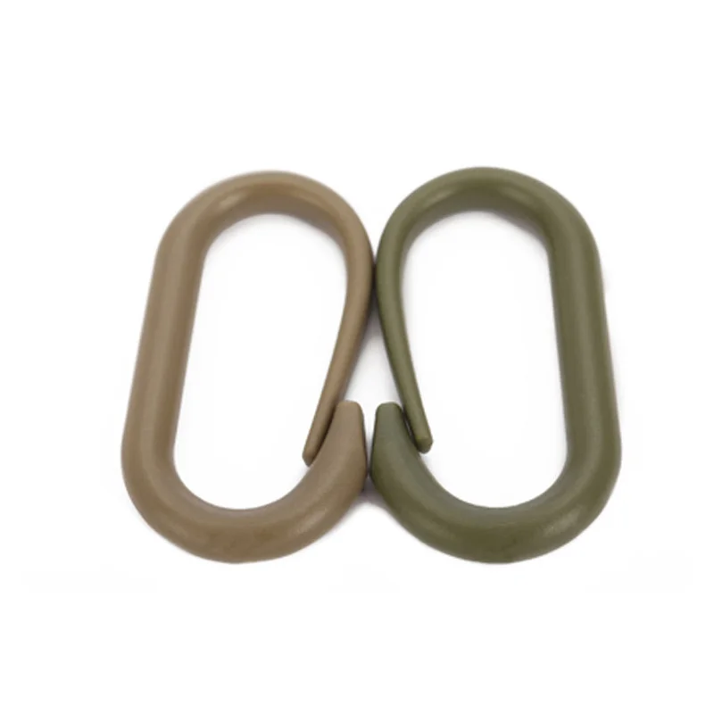 5Pcs/Lot Plastic Carabiners Buckles Hooks Generic Outdoor Molle Tactical Backpack Multiuse Durable Quick Release D-Ring Survival