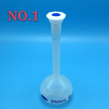 

10pcs,50ml,100ml,250ml,500ml,1000ml Volume Volumetric flask Long Neck Clear White Plastic Volumetric Measuring Flask Sets