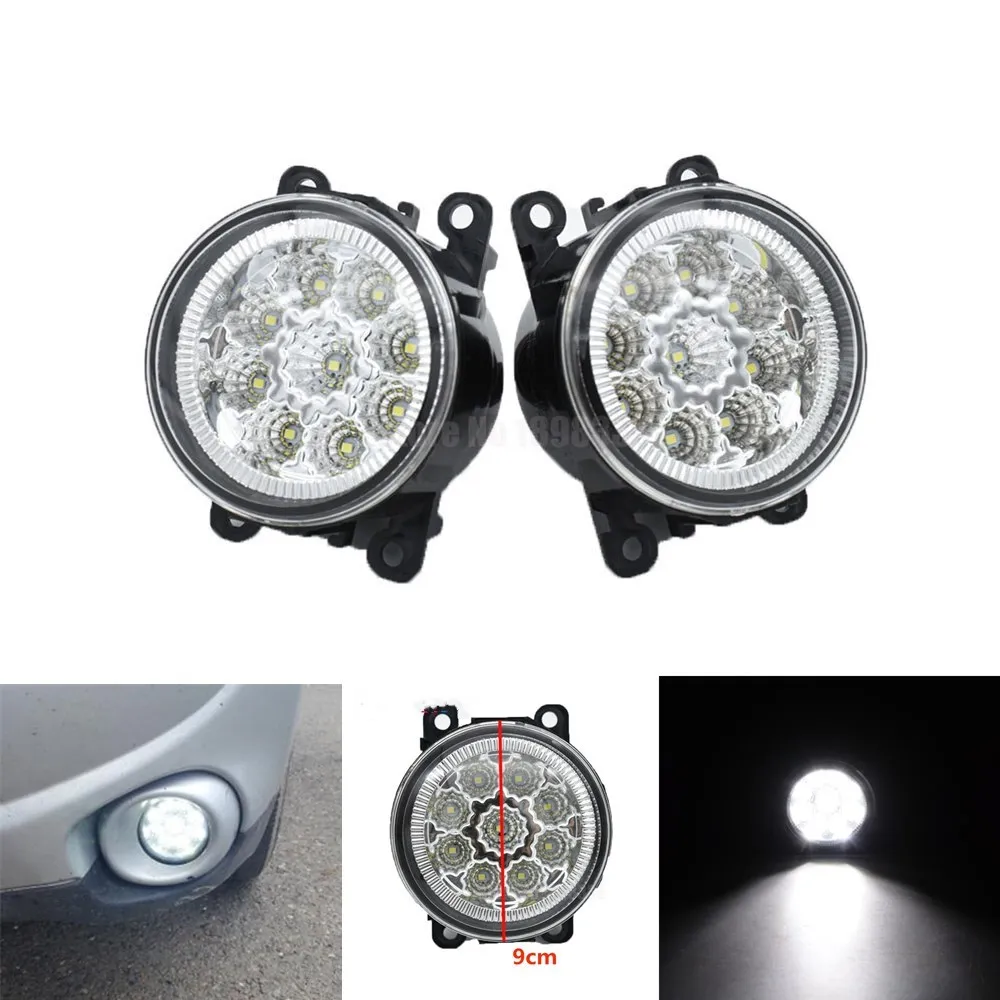 2PCS LED หมอกโคมไฟสําหรับ OPEL ASTRA H GTC 2005-2015 จัดแต่งทรงผมรถความสว่างสูงด้านหน้าหมอกฮาโลเจนไฟ