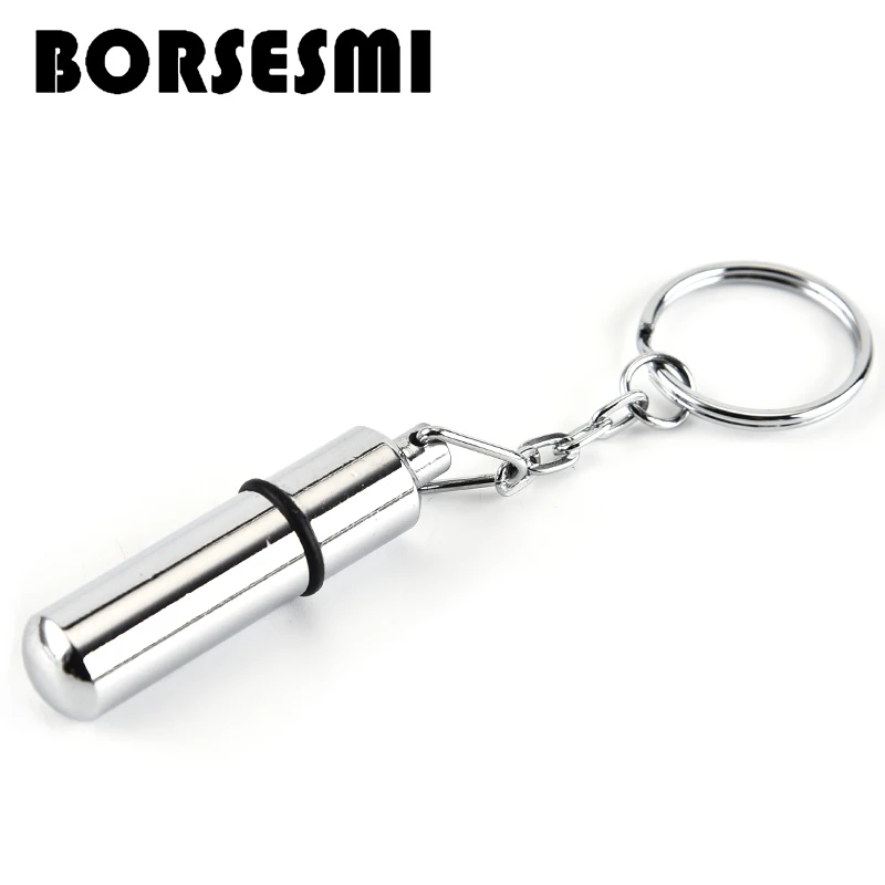 Stainless steel cone type cigar drill with keychain portable metal cigar drill travel smoking accessories cigar drill