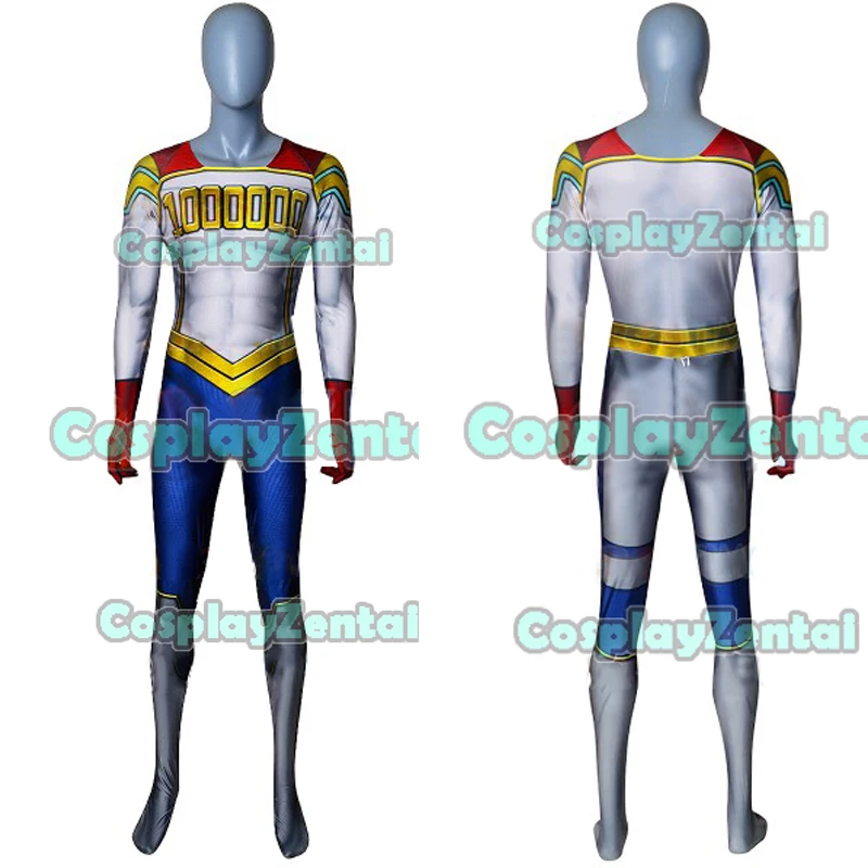 

Togata Mirio Cosplay Costume Spandex 3D Printing Zentai Bodysuit for Halloween Freeshipping