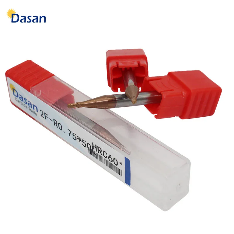 1 قطعة مطحنة 8 مللي متر كربيد الكرة الأنف Endmills HRC60 2 الناي نهاية مطحنة 1 مللي متر 1.5 مللي متر 2 مللي متر 2.5 مللي متر 4 مللي متر 5 مللي متر 6 مللي متر مطحنة الكرة CNC قاطعة المطحنة أداة