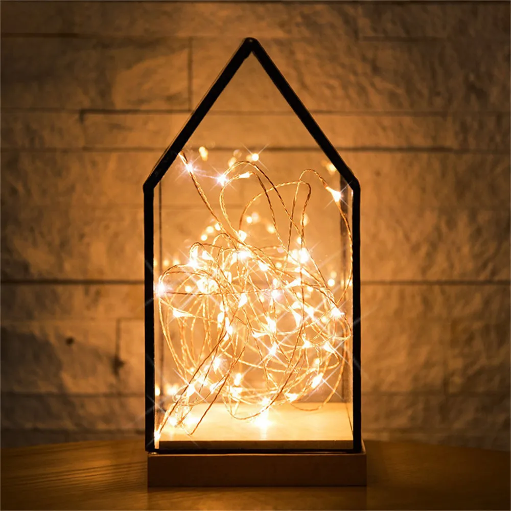 Guirlande lumineuse à 20LED en fil de cuivre et argent, 2M, étanche, éclairage de vacances, féerique, arbre de noël, décoration de fête de mariage, nouvelle collection