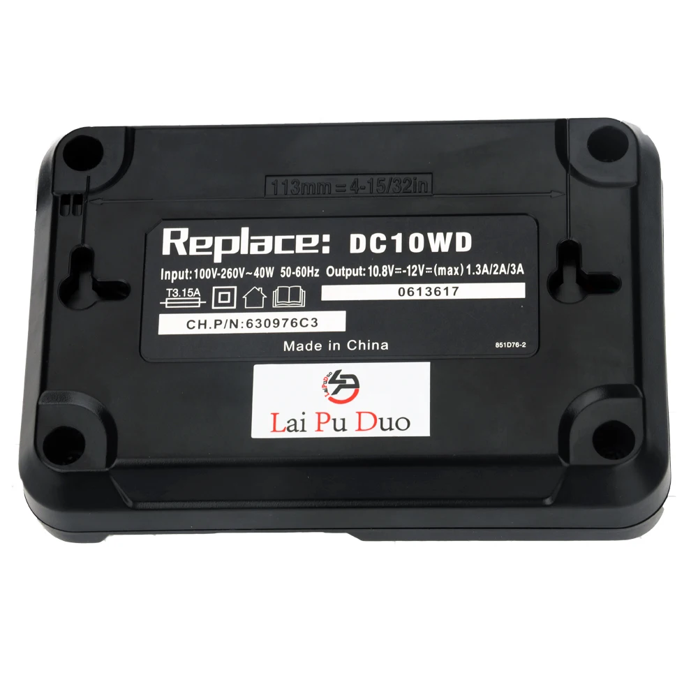 Replace Li-ion Charger for Makita 10.8V 12V DC10WD BL1015 BL1016 BL1021B BL1041B FD05 DT03 RJ03Z SH02Z DC10SB AC100-260V Charger