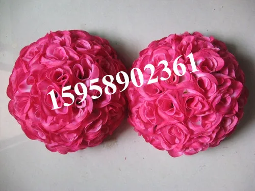 SPR 40cm plastic inner BABY-PINK kissing ball beige holiday decoration,party decoration