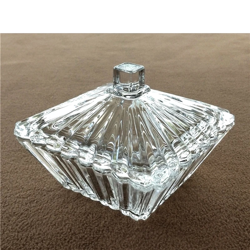 Stamped Glass Candy Storage Jar Decorative Vintage Butterfly Glass Sweet Box Homeware Ornament Craftworks Accessories Furnishing