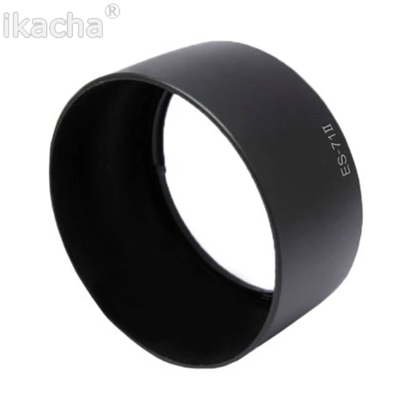 Nero ES-71 II ES-71II paraluce per Canon EF 50mm f/1.4 USM Block pioggia vento neve accessori per fotocamere cappuccio speciale