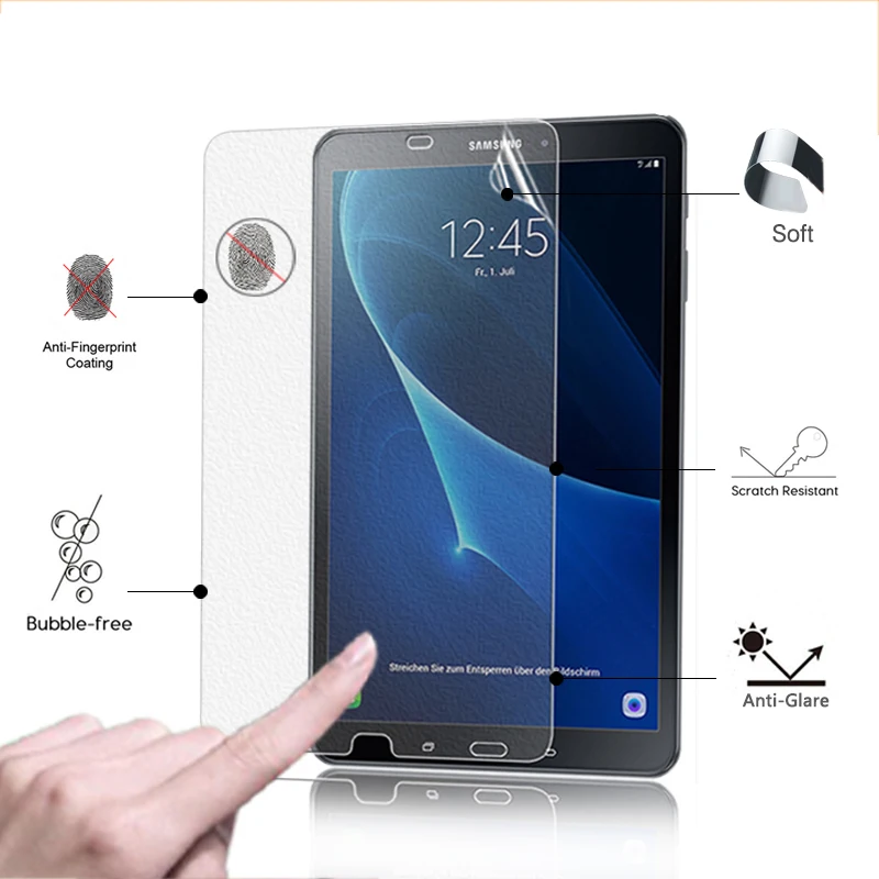 

BEST Front Screen Protector Film For Samsung Galaxy Tab A A6 10.1 2016 T580 T585 10.1" tablet Anti-Glare Matte Protective Film