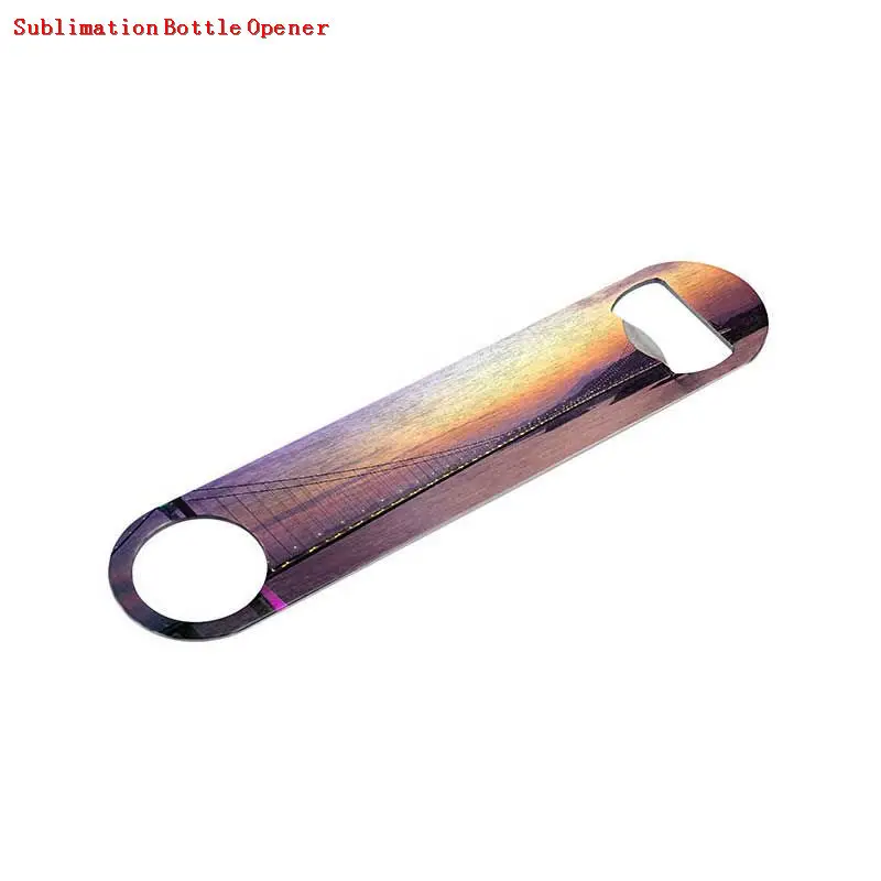 sublimation blank white Bottle opener function consumables hot transfer printing blank custom consumables material 6pcs/lot