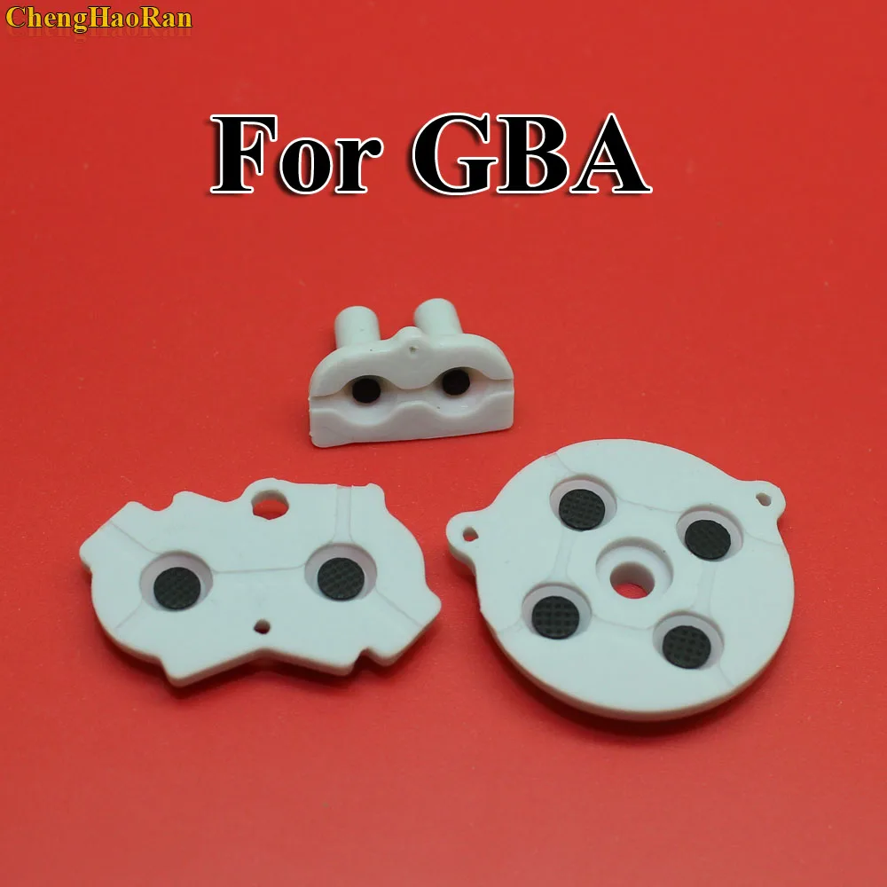 30 - 100 sets New for GBA Rubber Conductive Adhesive Buttons pad for Game Boy Classic GBA Silicone Start Select Keypad