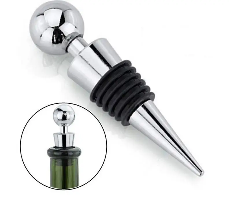 

Free shipping 200 PCS High Quality Home Items Extra Heavy Zinc Alloy Head Wine Stopper Drop Shipping