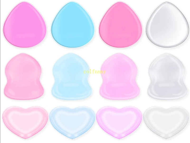 Esponja de maquiagem em silicone waterdrop para base líquida, creme bb, 1200