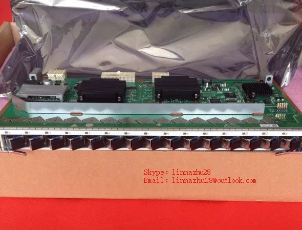 GPFD Interface Board 16 Ports GPON OLT Mainboard with SFP Modules Class C++ for MA5683T/MA5603T/MA5680T/MA5608 Card