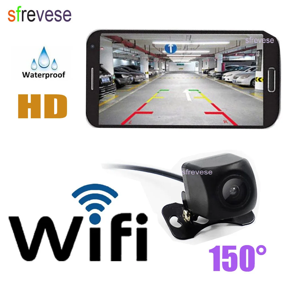 

Wireless WIFI Mini Car Rear View Reversing Backup Camera Dash Cam Star Night Vision Tachograph for iPhone and Android ios