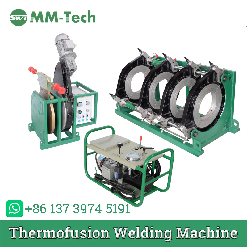 SWT-B450/200H thermofusion butt fusion welding machine for 200-450mm