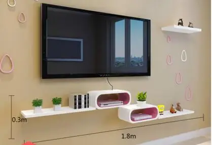 TV ark set-top box shelf hanging.