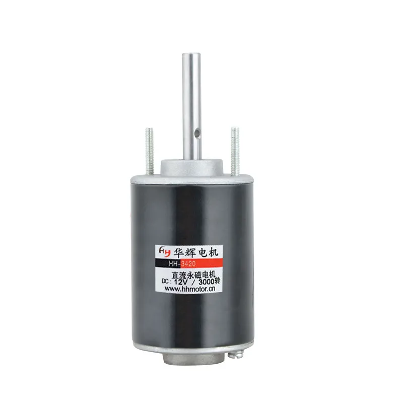 3420 موتور تيار مباشر 12 فولت 24 فولت 30 واط 3500 دورة في الدقيقة 7000 دورة في الدقيقة قابل للتعديل سرعة المحرك مع عكسها لقطع طحن أو ماكينة حلوى غزل بنات #5