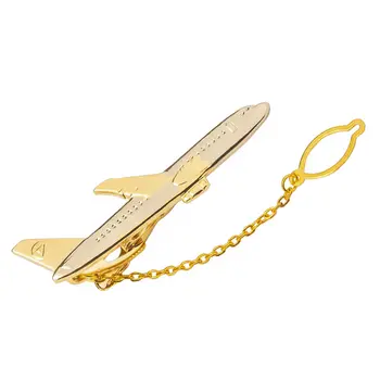 Elegantní kravata ve tvaru letadla, pilotní obchodní pánská kravata, vysoce kvalitní manžetové knoflíčky, kravata, pánský oblek, svatební dárek 10 nejlepší prodej spona na kravatu s letadlem - №8