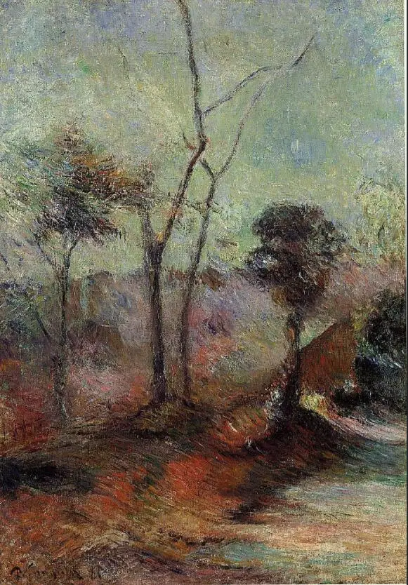 

High quality Oil painting Canvas Reproductions Landscape (1885) by Paul Gauguin hand painted