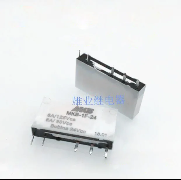 

Реле 24 В, Φ MKB1F24 24VDC DC24V 24V 6A 125V 5pin