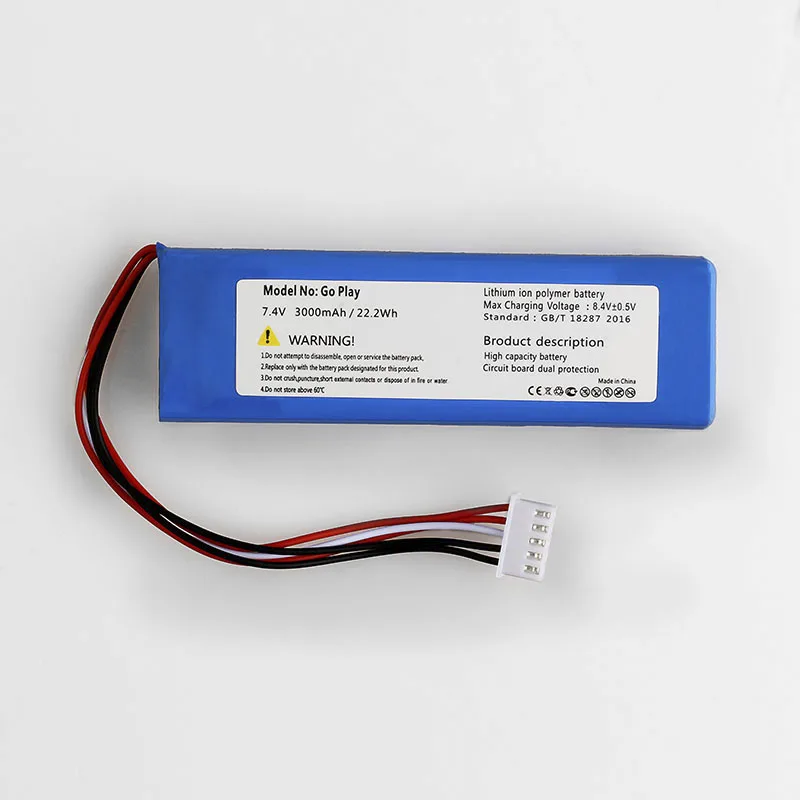 Dxqioo 7.4V 3000mah  High quality battery for Harman Kardon Go Play batteries