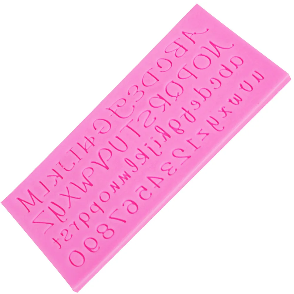 Sophronia M420 1 pcs Russian Alphabet Cake Decorating Silicone Cake Moulds Gumpaste Chocolate Baking Candy Pastry Molds