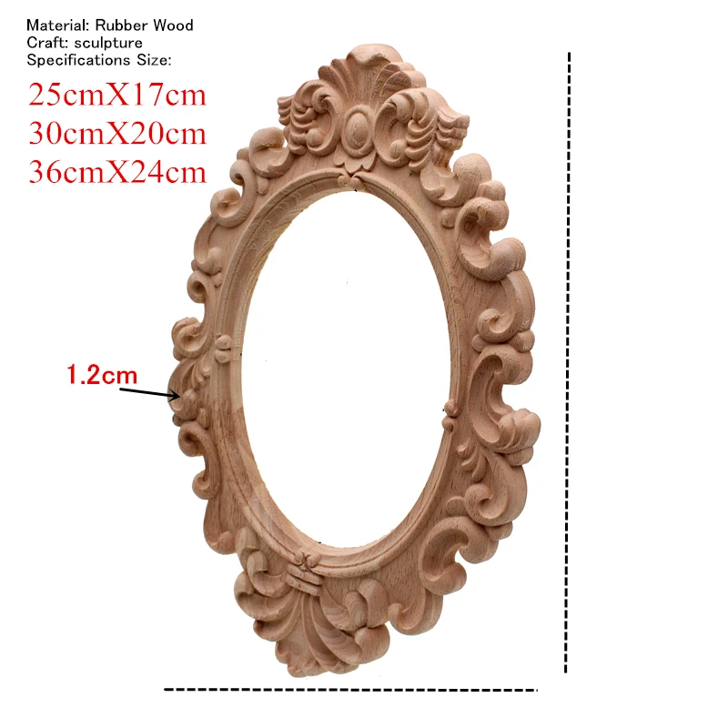 Picture Frame Wood Crafts Log Slices Discs Cutout Circle Large Decor Wooden for Wedding DIY Home Decoration Accessories Figurine