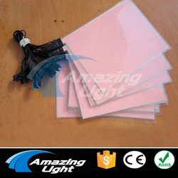 Super Brightness A5(210*148mm) EL Backlight Panel EL Sheet LCD Display El Foil With DC12V Inverter Free Shipping