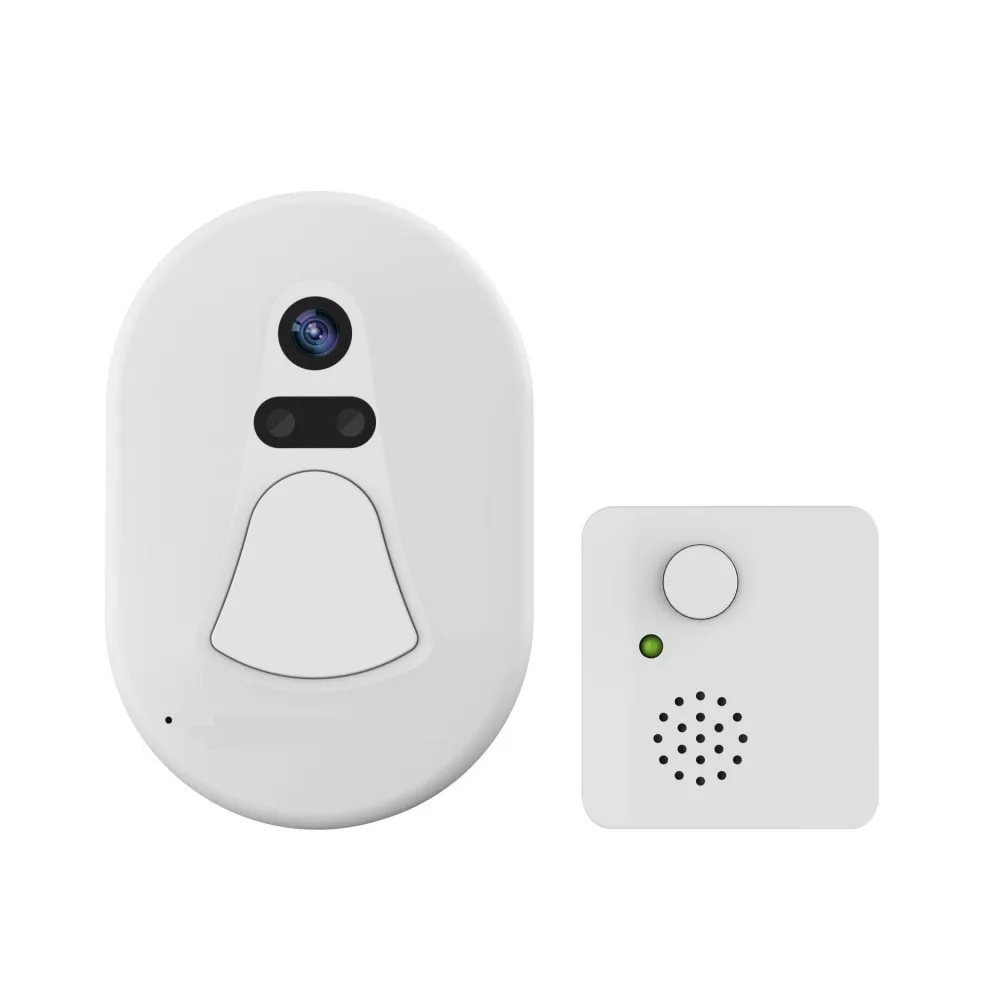 2.0Mega Pixel Smart Snapshot WiFi Doorbell Camera with Low Power Consumption and APP Mobile Remote View & Free Cloud Server