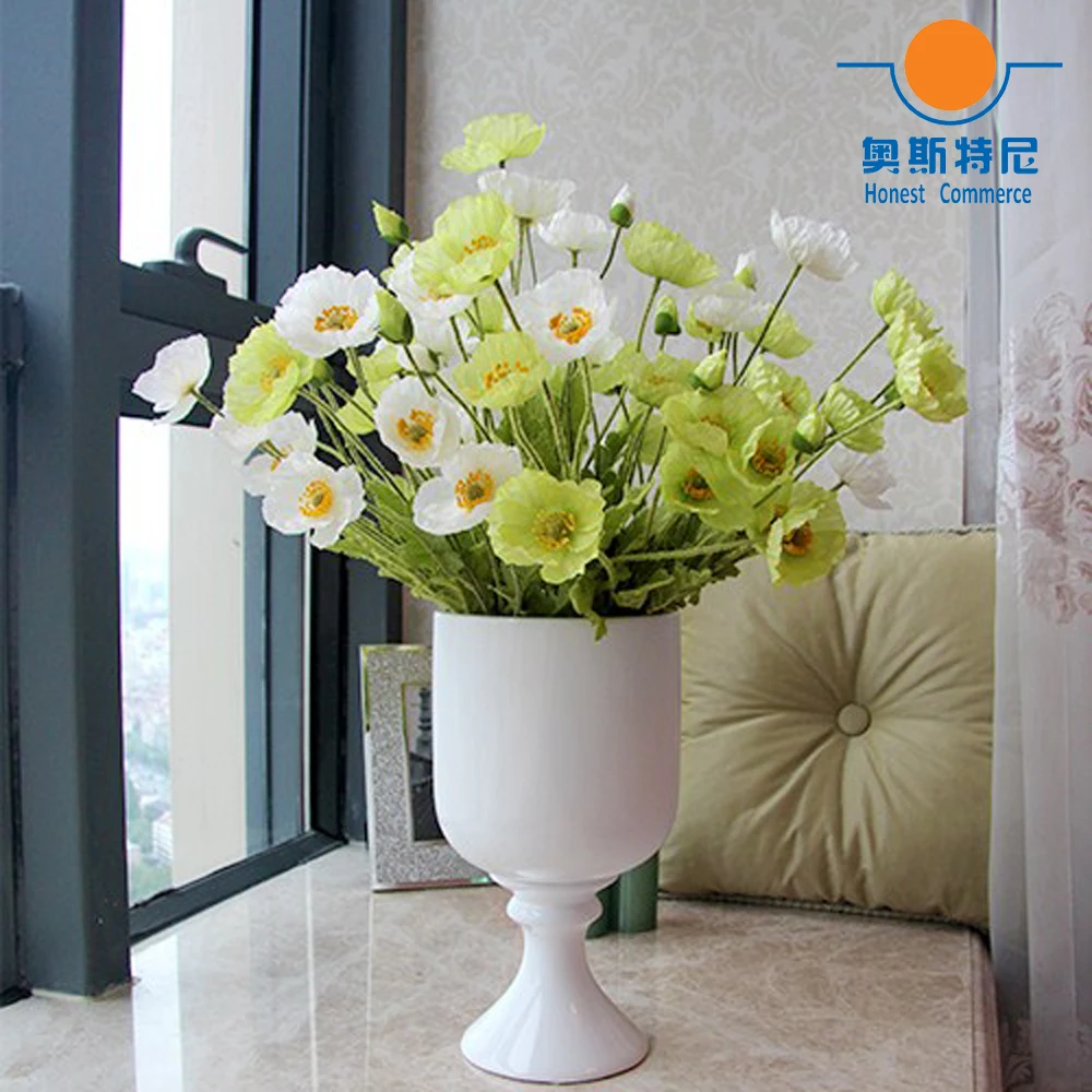 5pcs artificial flower bouquets artificial corn poppy flowers bouquets&Papaver rhoeas&Coquelicot bunches