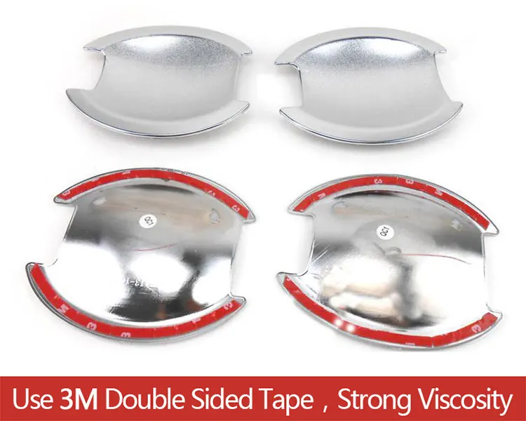 For VW Jetta Mk4 A4 Chrome Door Handle Covers Trim Set for Volkswagen 1J 1999-2007 Accessories Stickers Car Styling 2000 2005