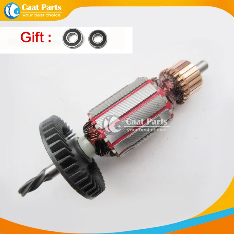 

AC220-240V 4 Teeth Drive Shaft Electric Hammer Armature Rotor for Bosch GBM400RE GBM500RE, High-quality! Free shipping!